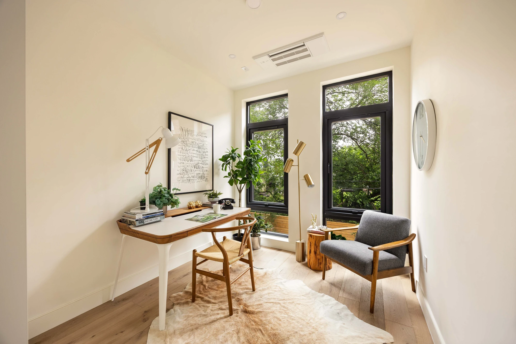 Bright home office at 269 Bainbridge Street