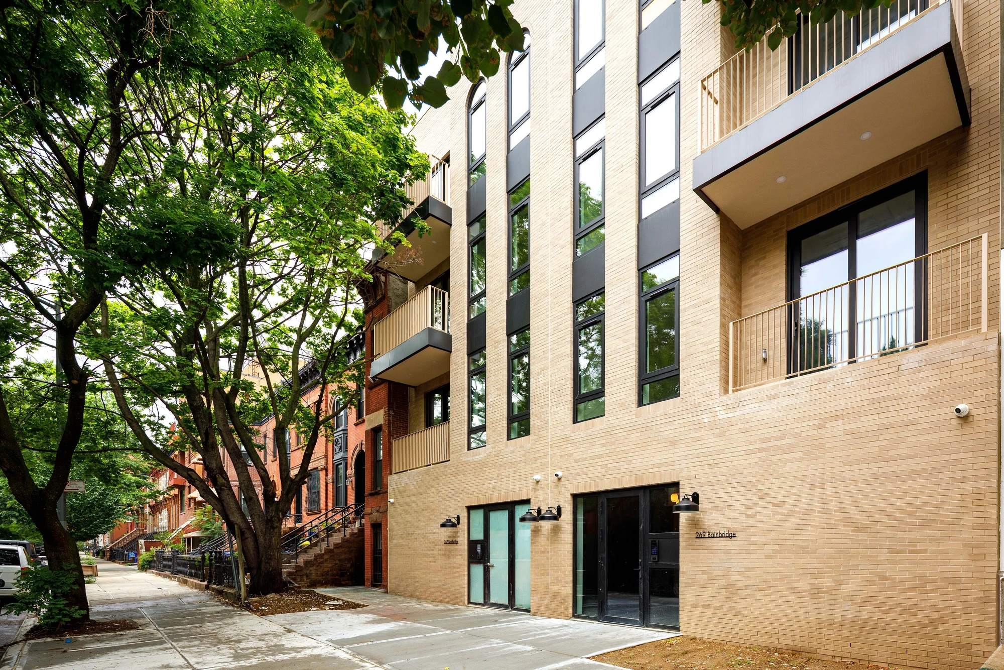 Brick exterior of 269 Bainbridge Street