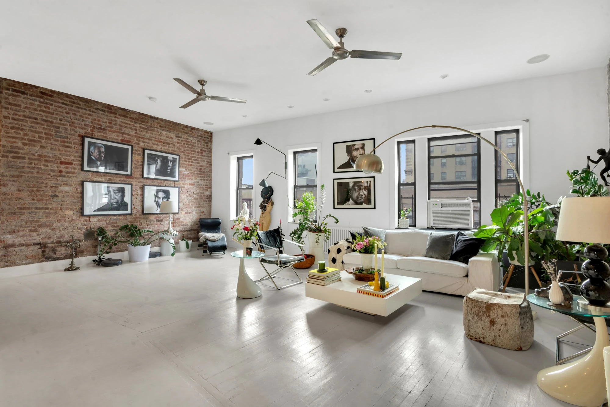 Loft living area at 47 Fort Washington Avenue