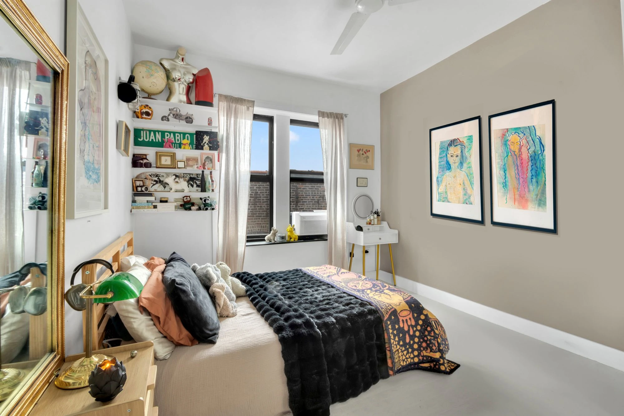 Bright third bedroom at 47 Fort Washington Avenue