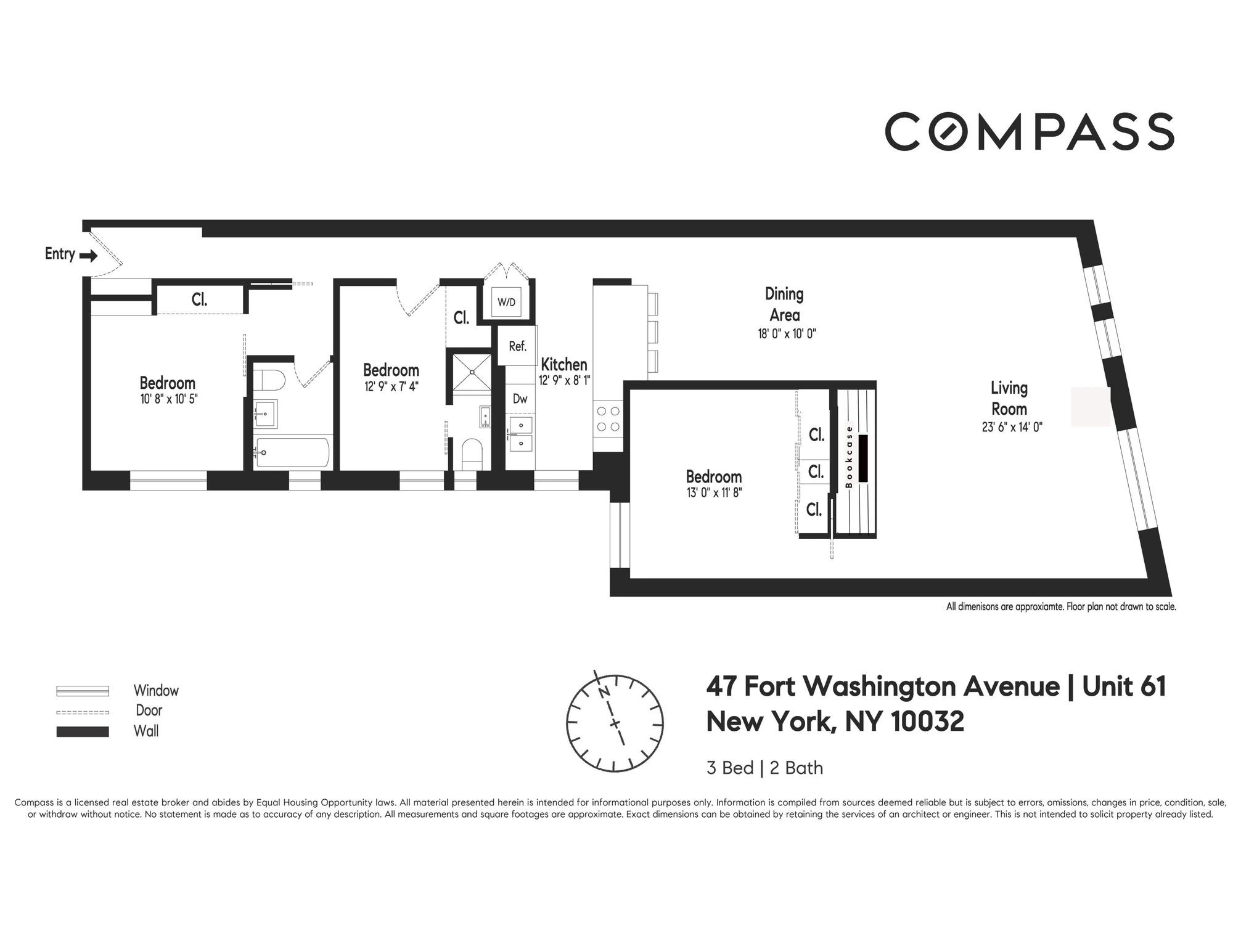Floor plan for 47 Fort Washington Avenue