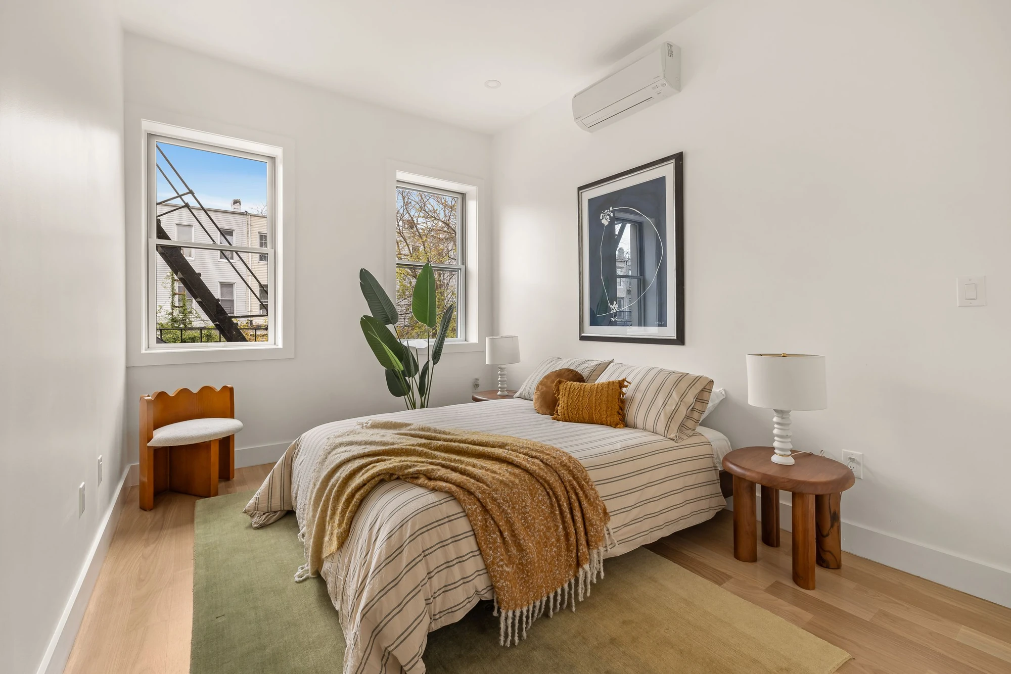 Bright bedroom at 1230 Putnam Avenue