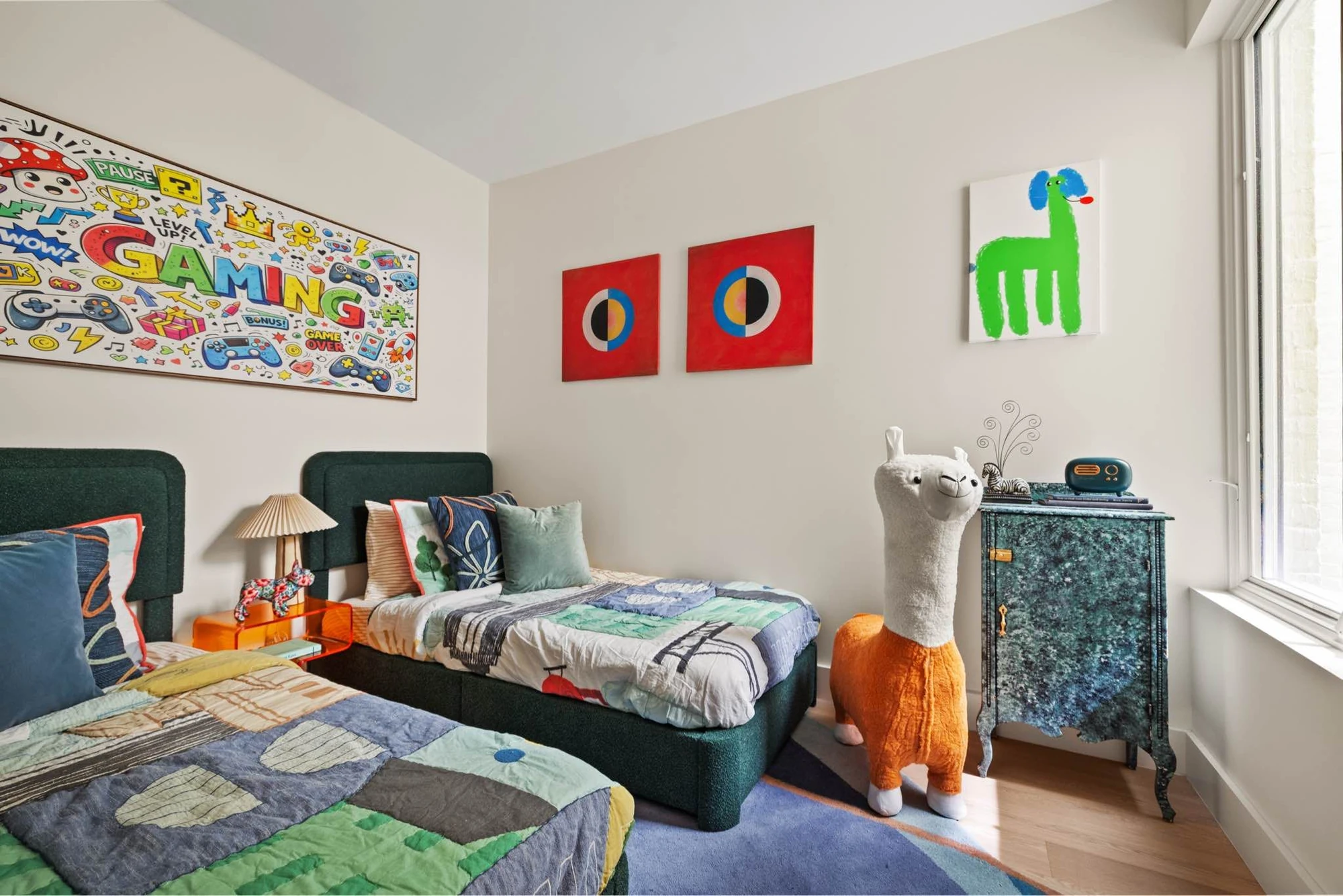 Second bedroom with wood floors at 60-64 Catalpa Avenue #2A